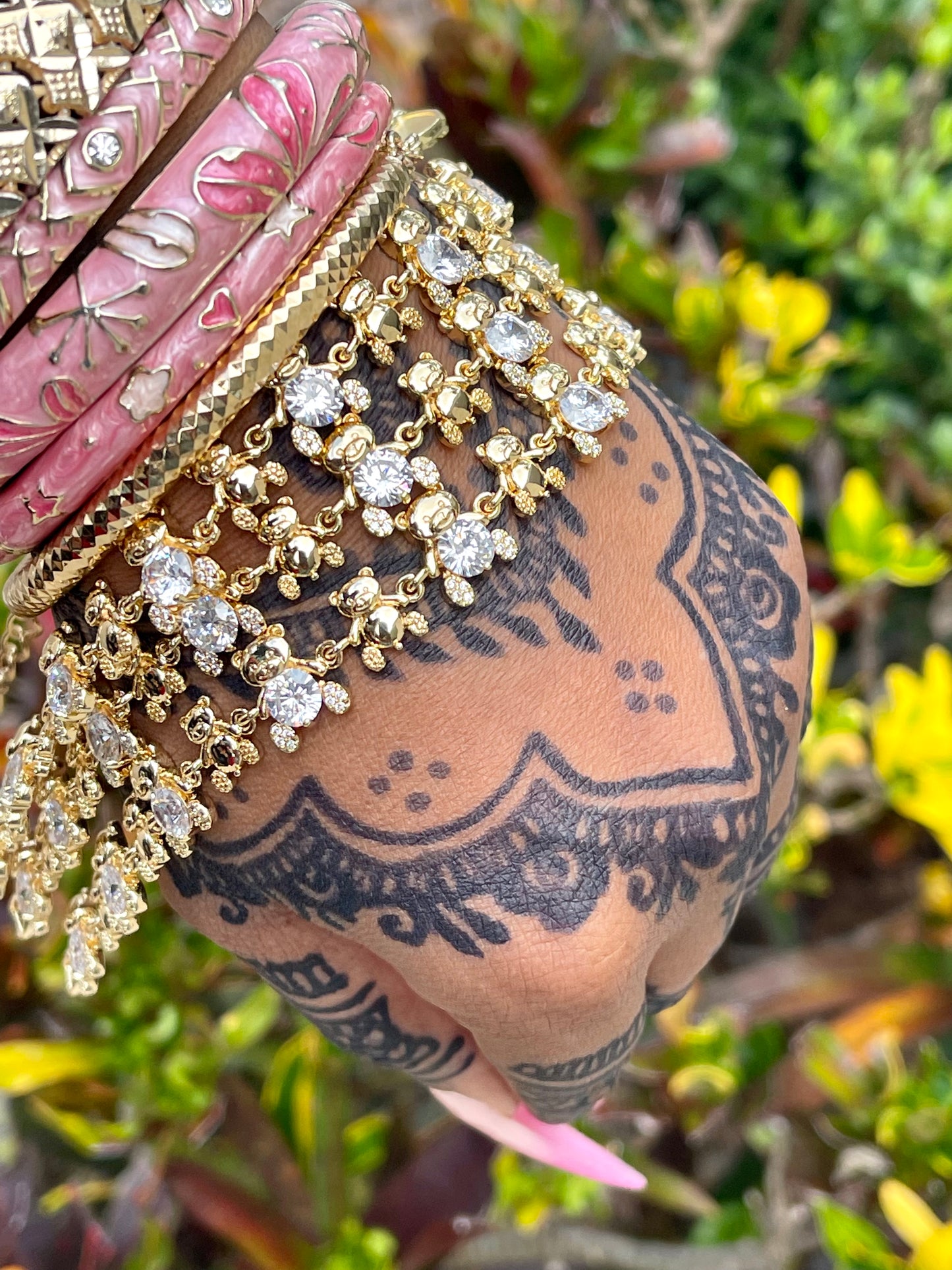Teddy/Rhinestone Bracelet
