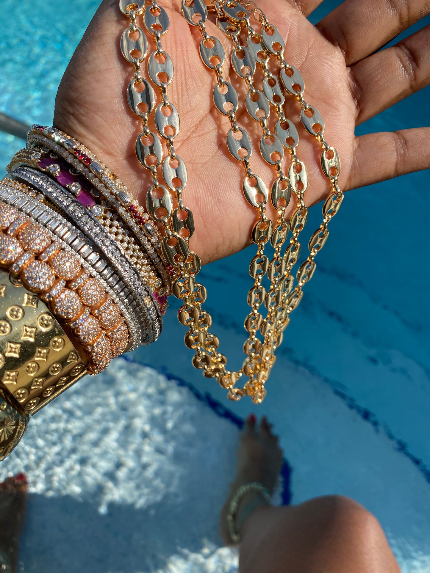 Hawt Gurl Summer Anchor Necklace
