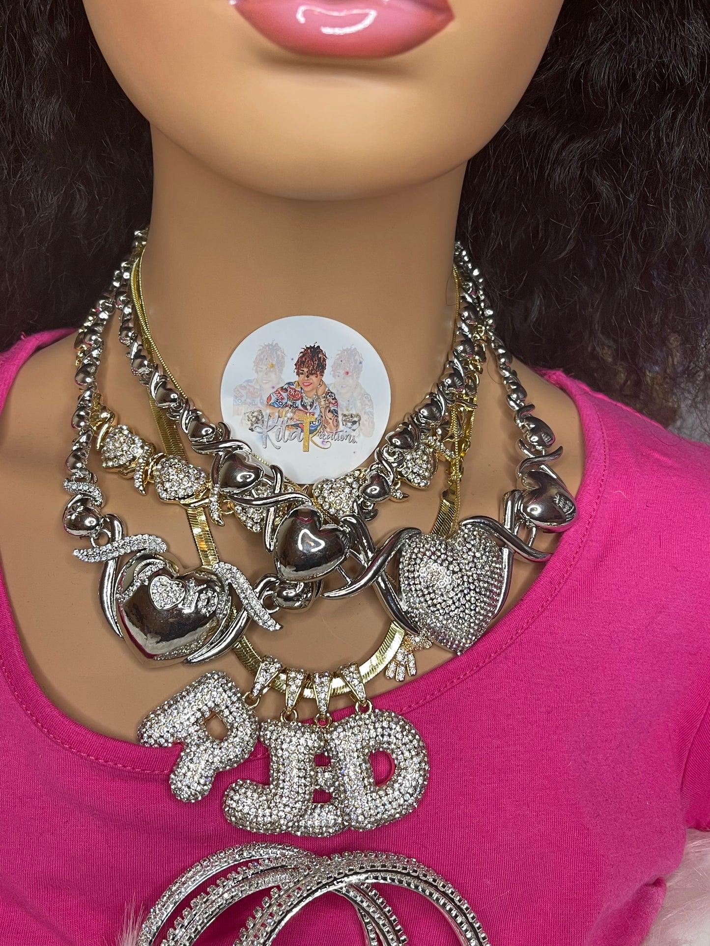 6 Necklace Sets Silver Wholesale‼️