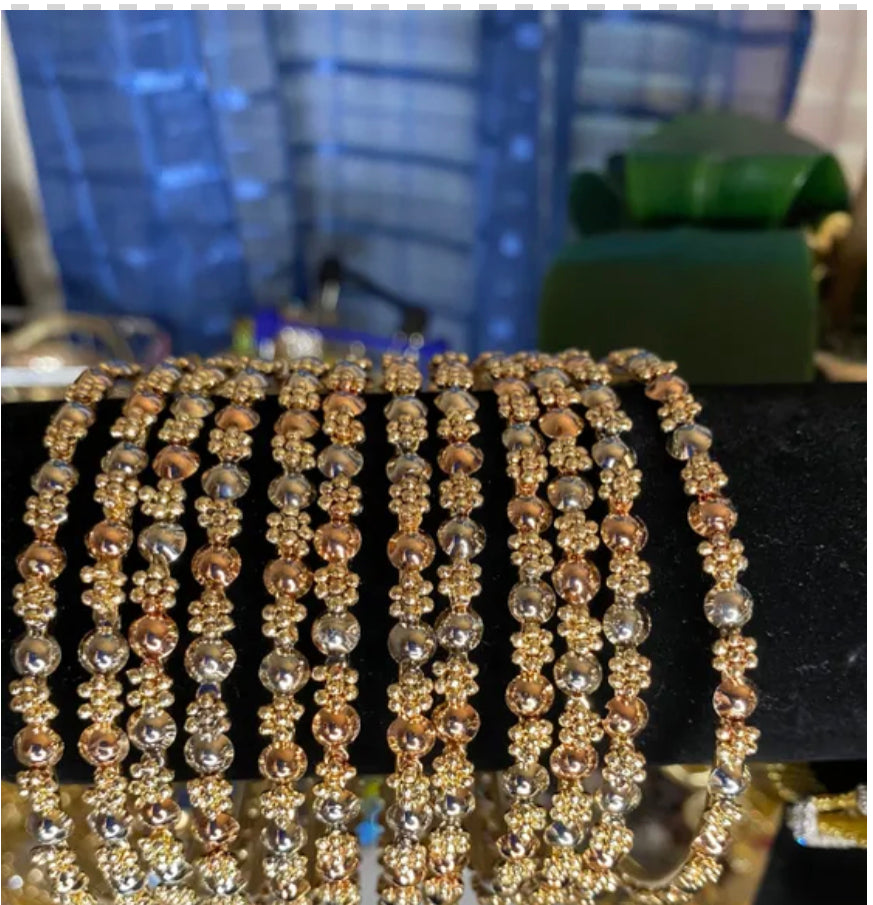 Size 5/2mm 12pcs Tri Tone Wholesale