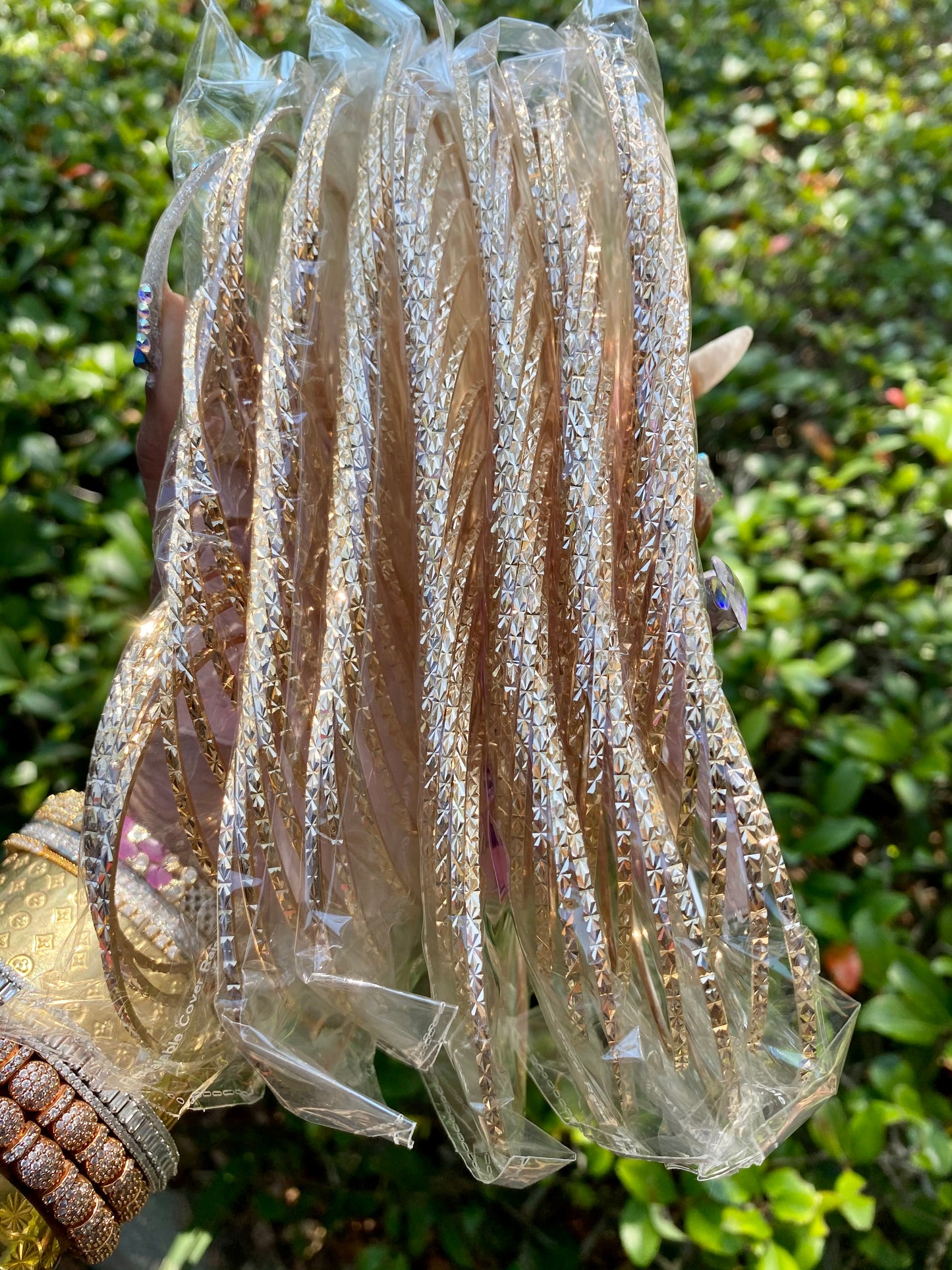 84pcs Gold Bangles Bundle 7,6,5,4.....2mm