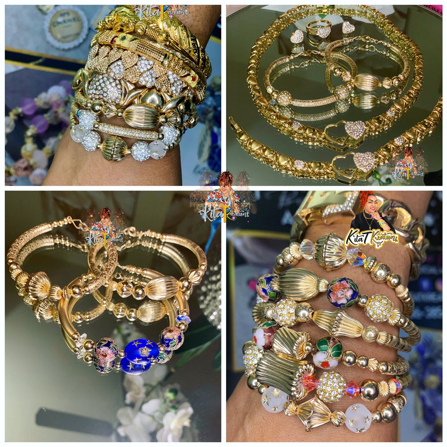3pc 14K Gold Filled 💫 Bangle Special