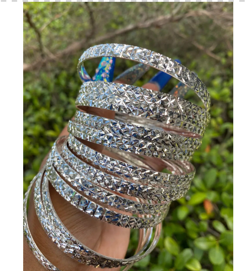 Size 7,6,5,4/6mm…..12pcs wholesale silver
