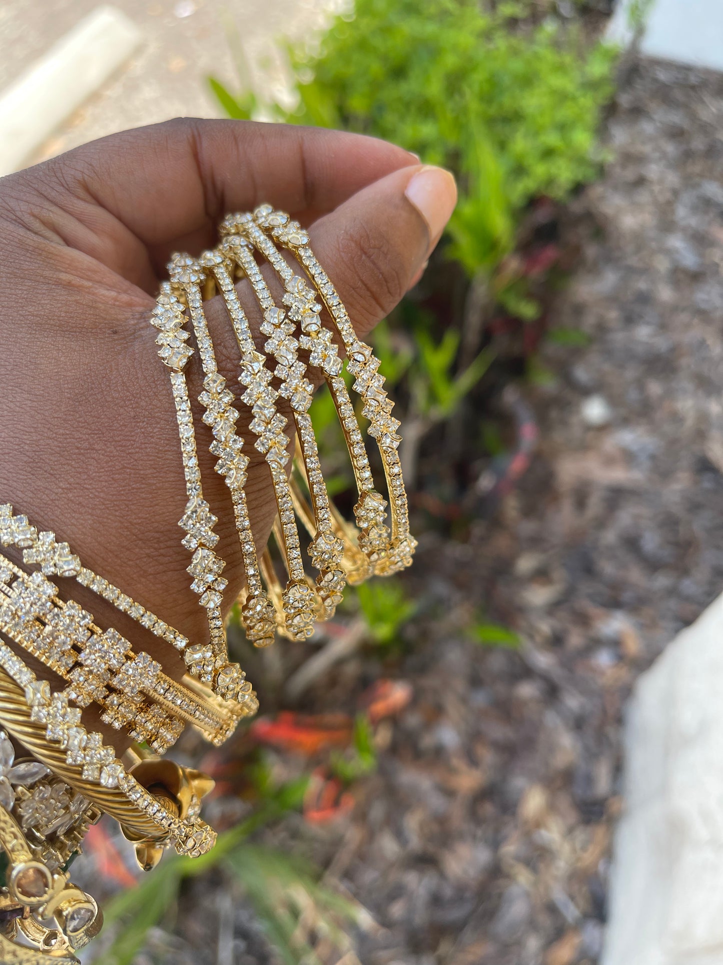 New Size 6” CZ Bling Bangles