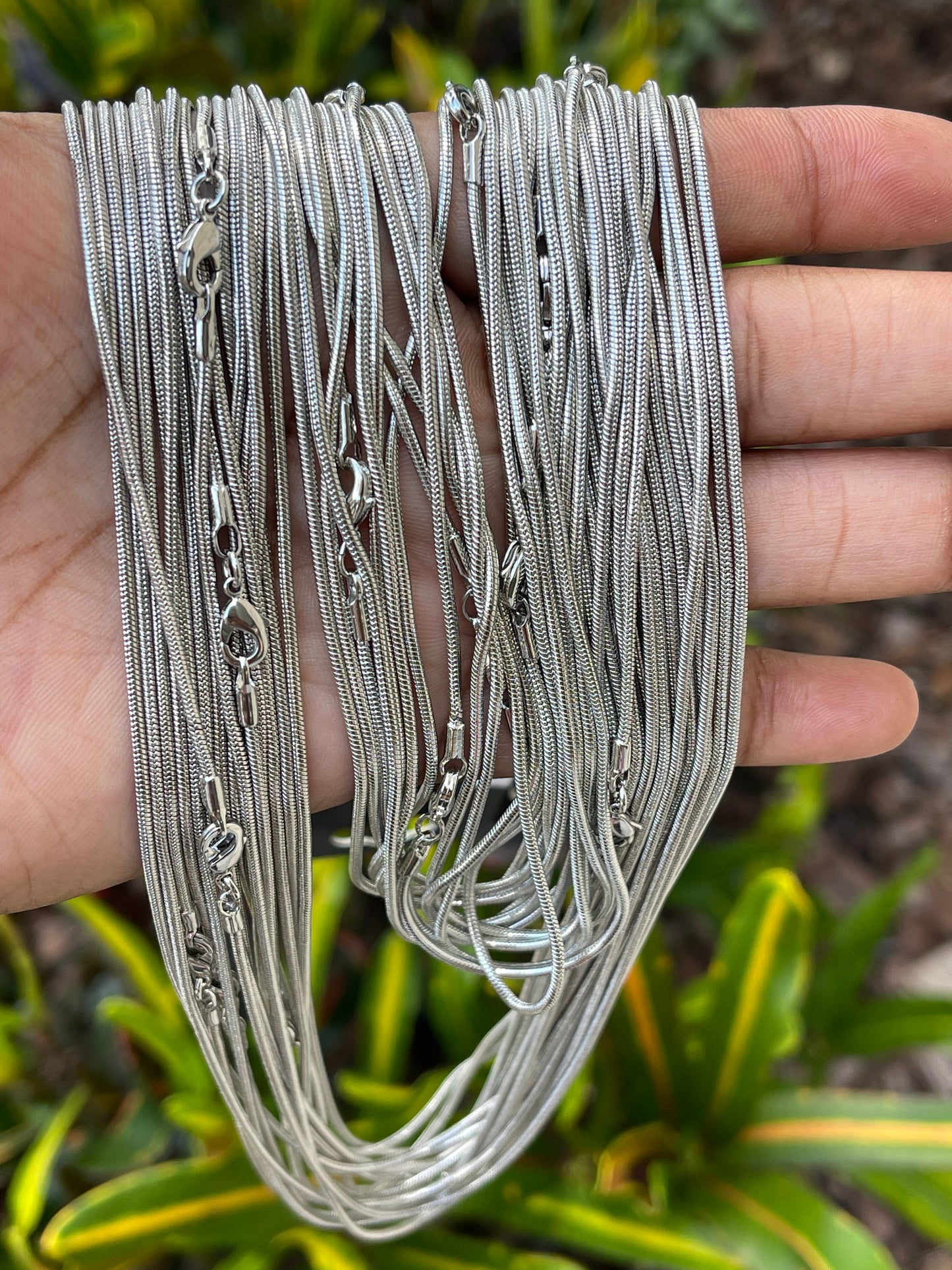 Rhodium Snake Chains… Retail & Wholesale