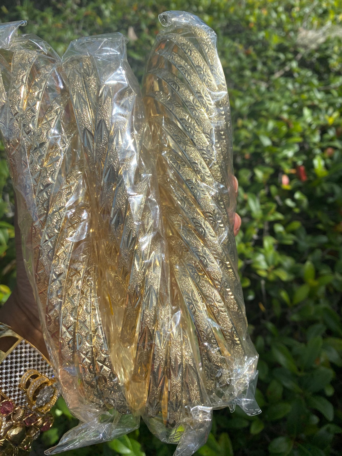 Gold Size 8,7,6,5.....6mm wholesale 36pcs