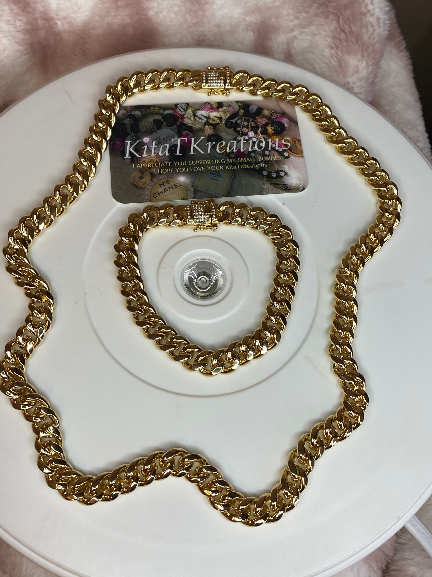 Cuban Rhinestone Set