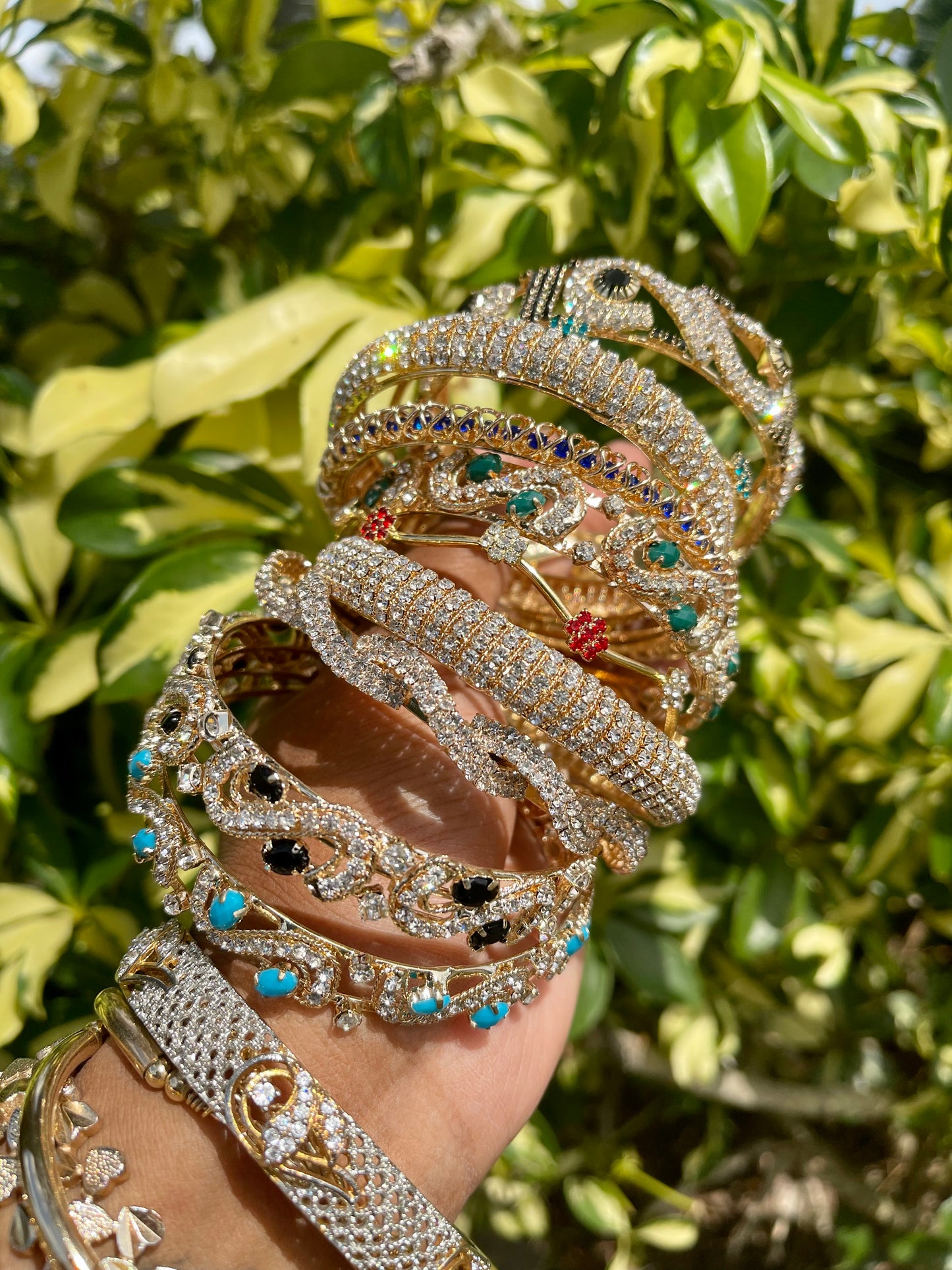 Bling Bangles…Sale 10pcs Size 5”