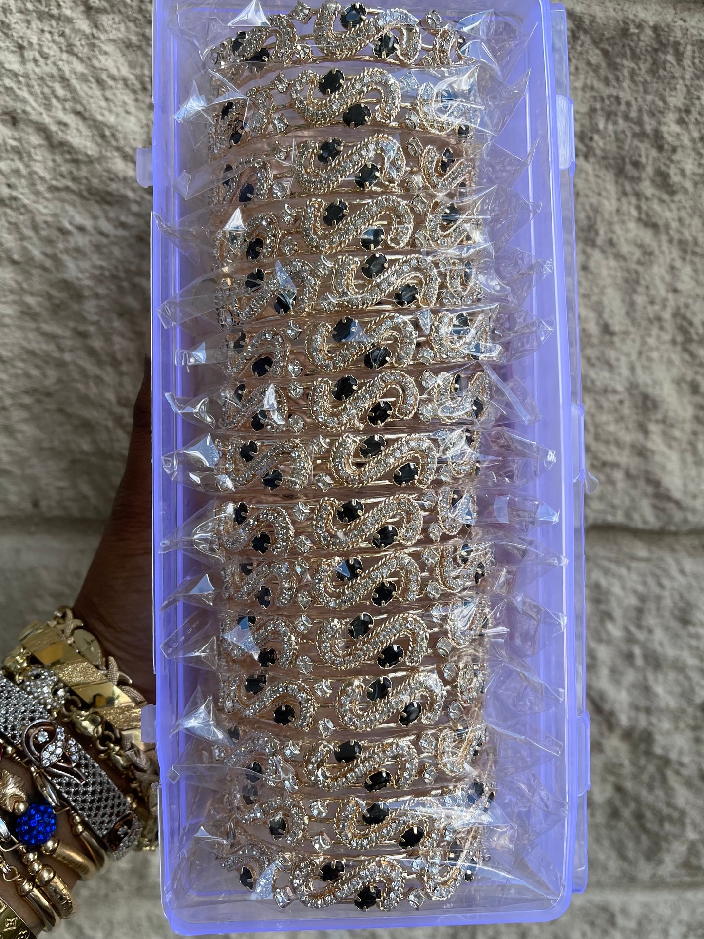 Take the whole box 🎁 15 Bling Bangles… Wholesale