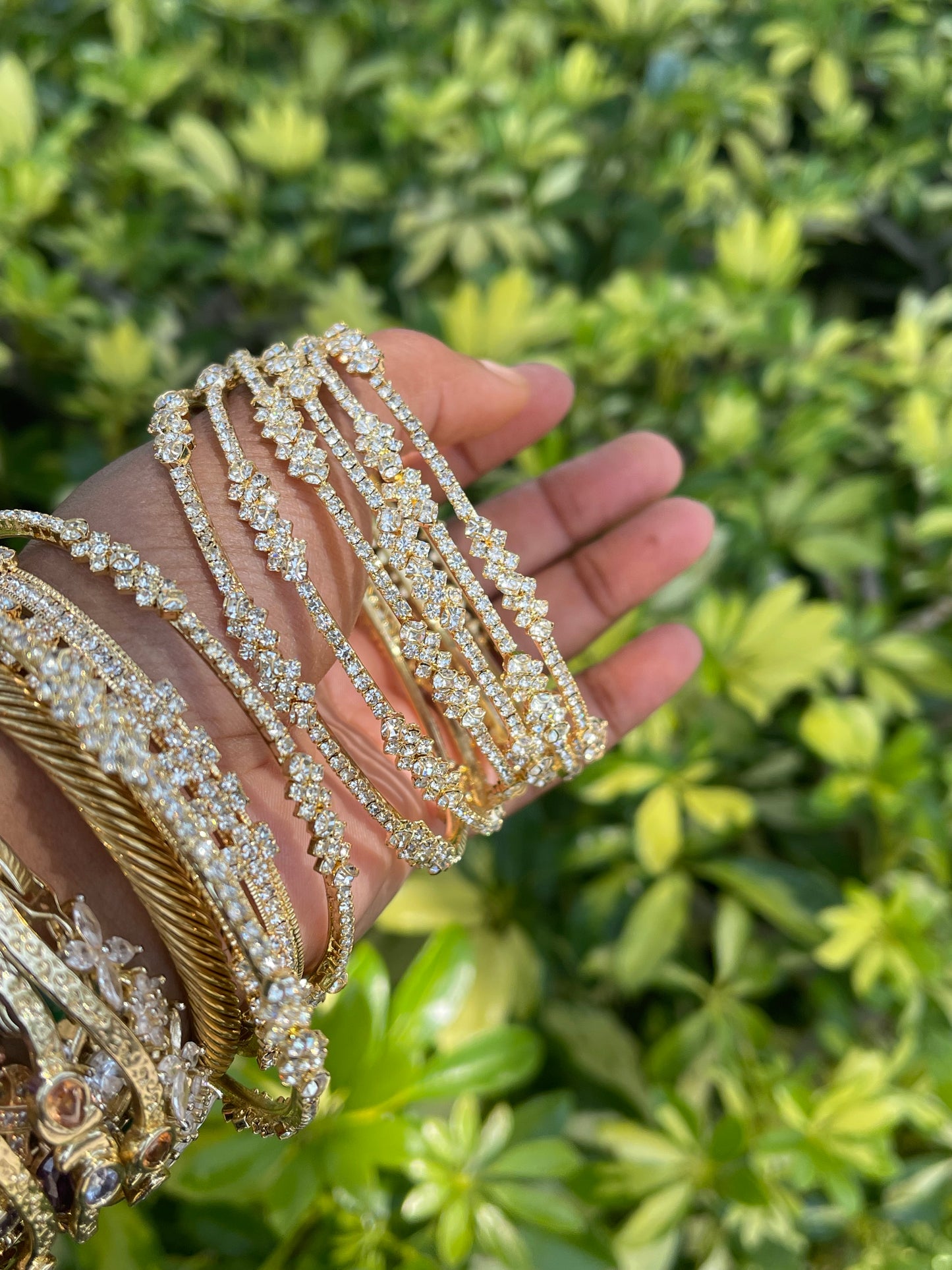 New Size 6” CZ Bling Bangles