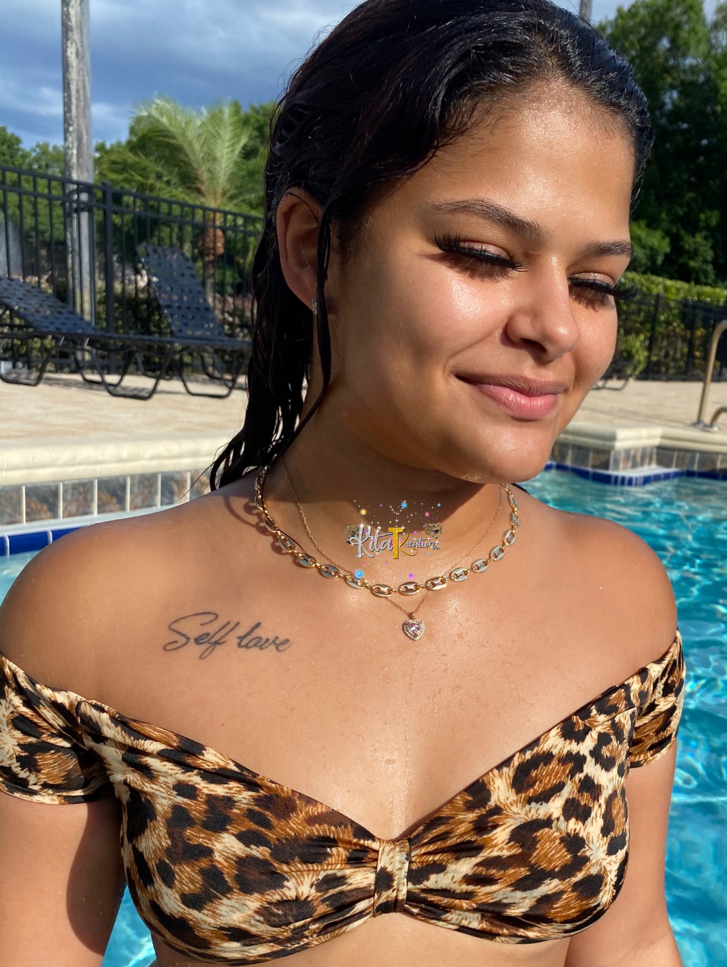 Hawt Gurl Summer Anchor Necklace
