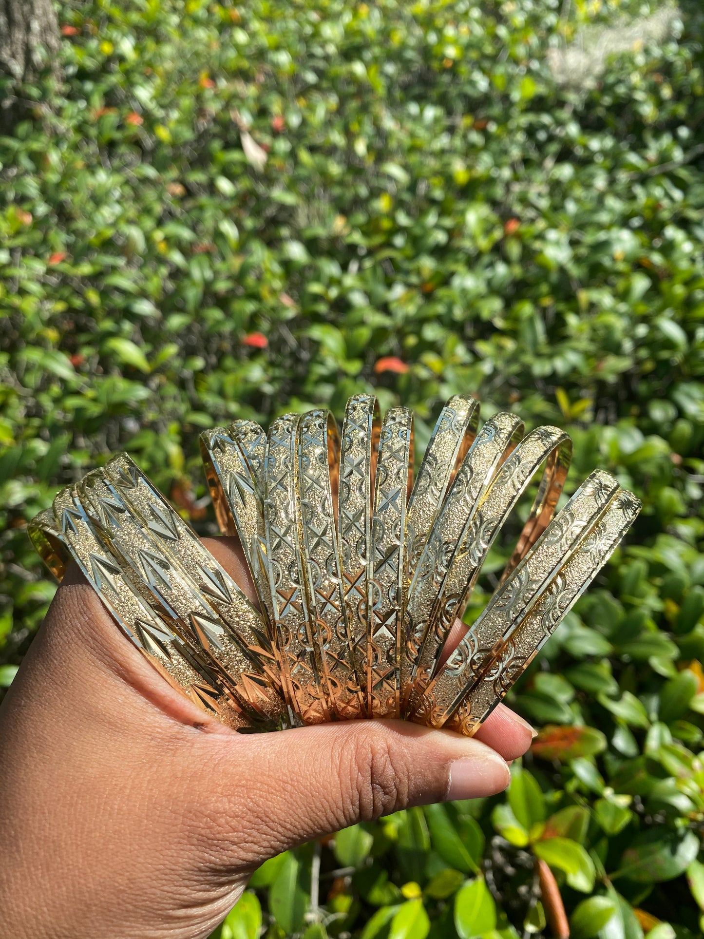 Gold Size 8,7,6,5.....6mm wholesale 36pcs