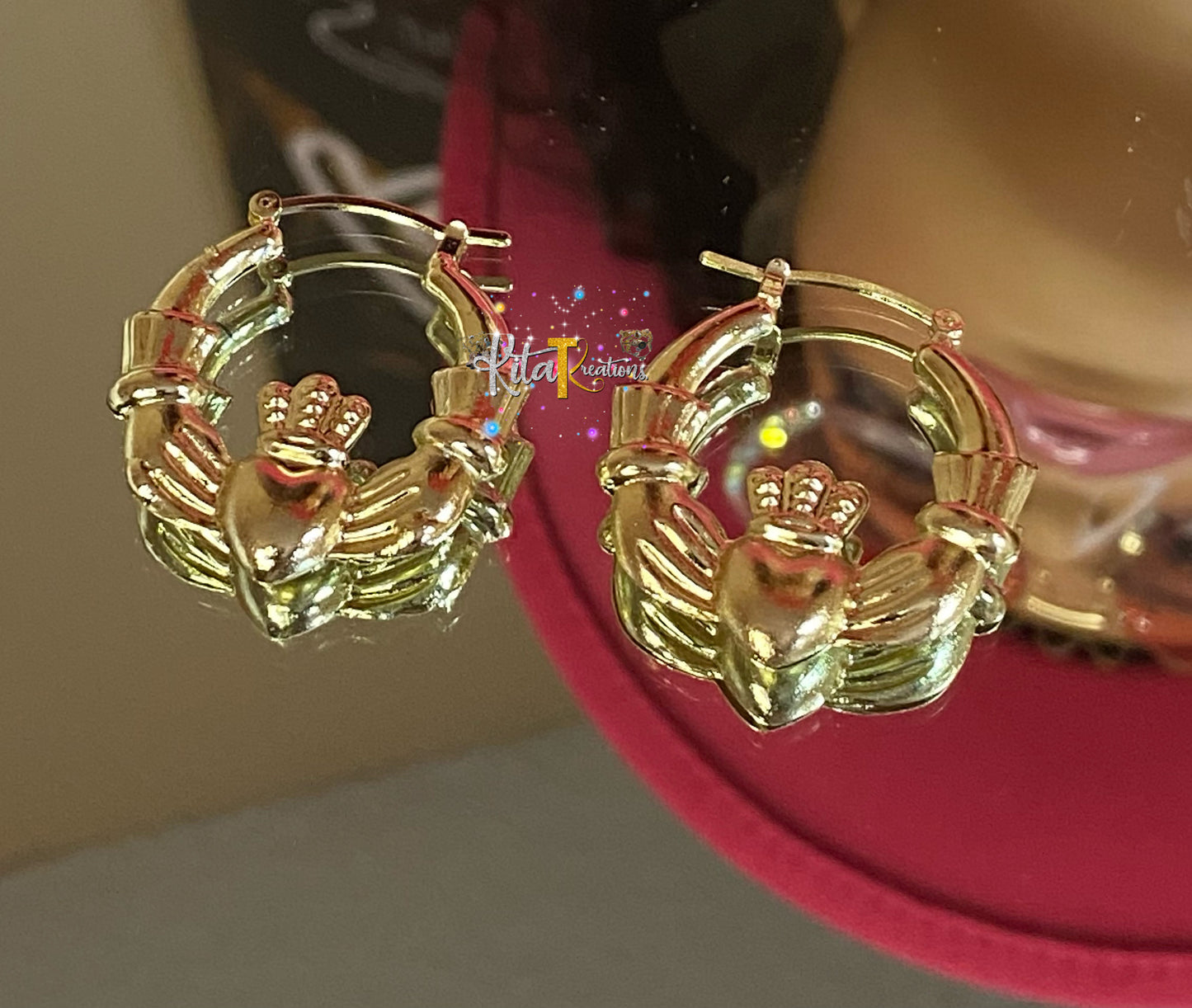Claddagh Earrings…Xmas In July