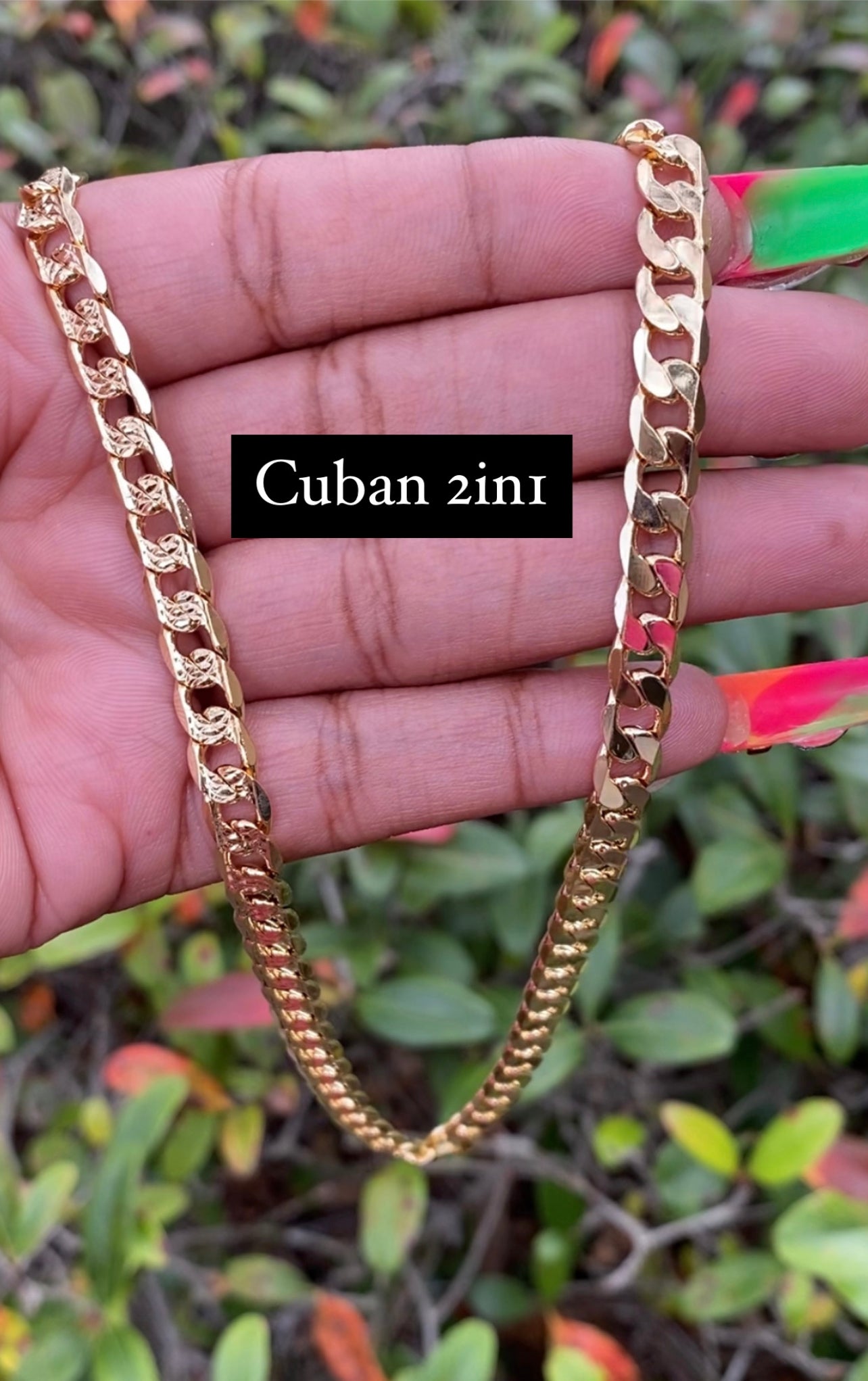 Cuban 2 in 1…24” or 20”