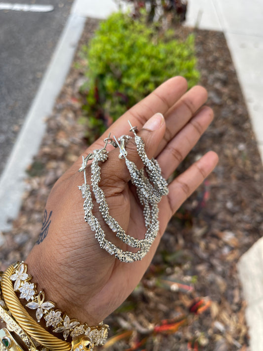 Silver Earrings…B