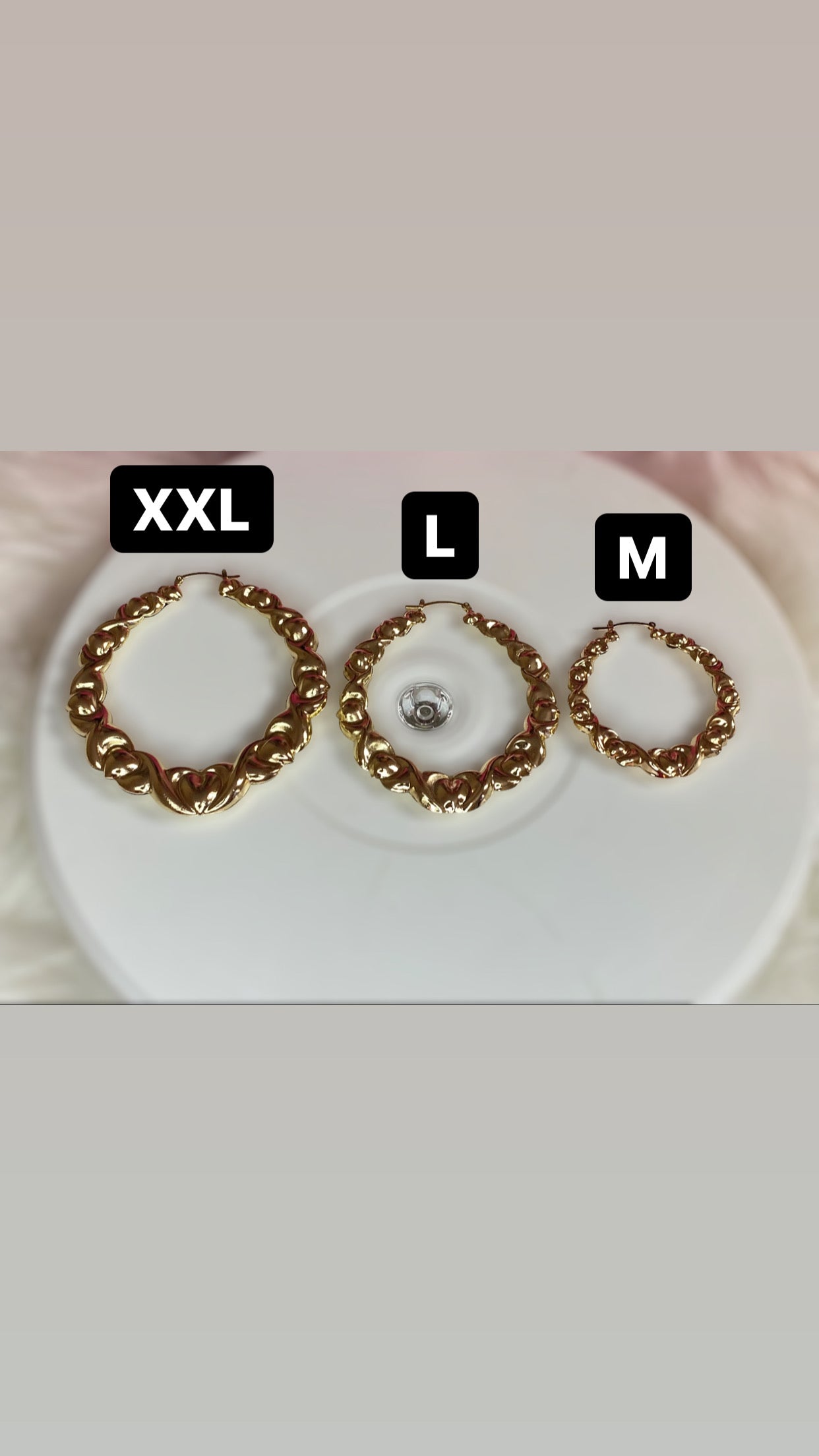 Xmas 🎄 in July Oval Bamboo Earrings..XXL, L, M