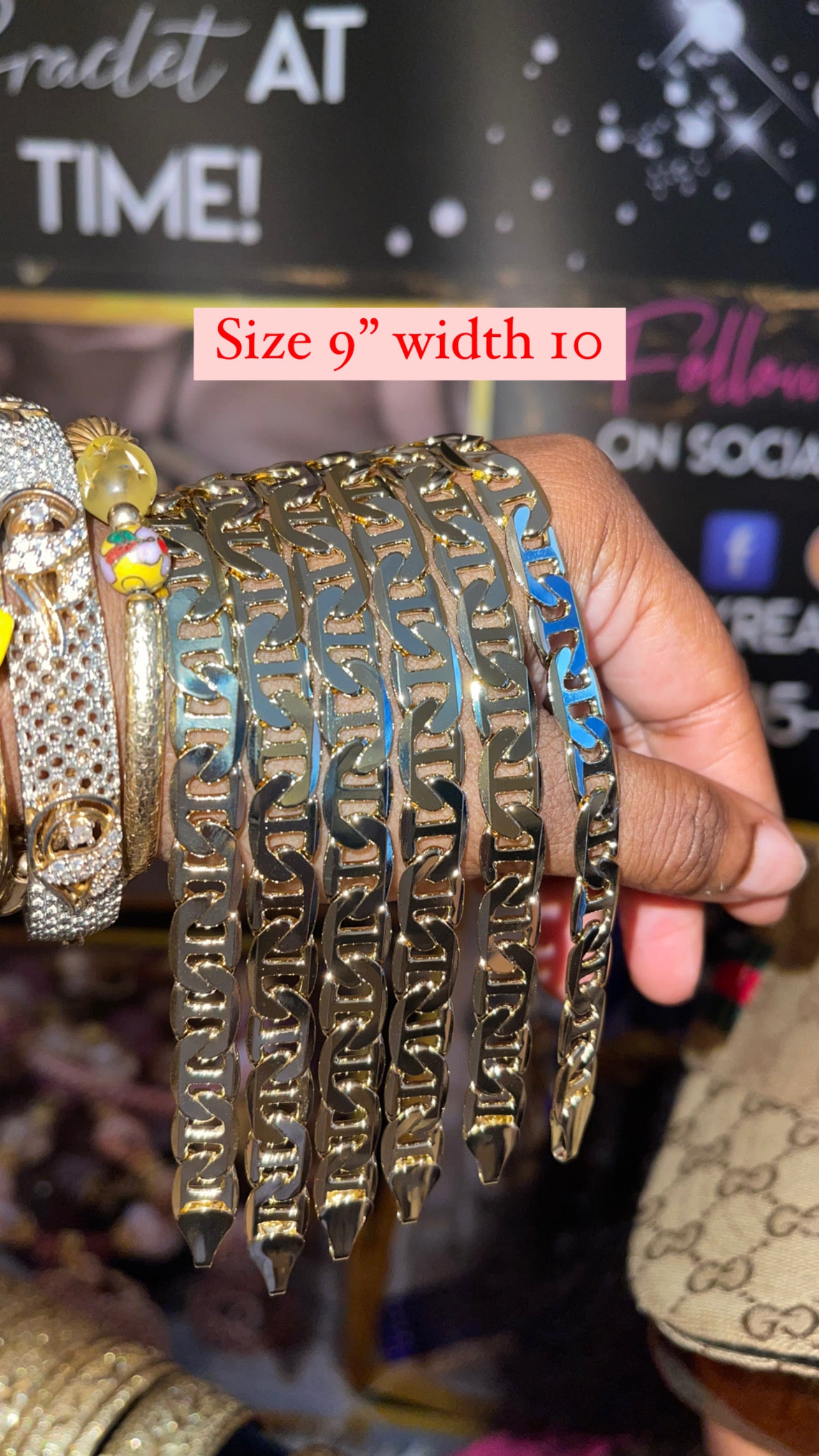 Gucci Bracelet size 8” or 9”