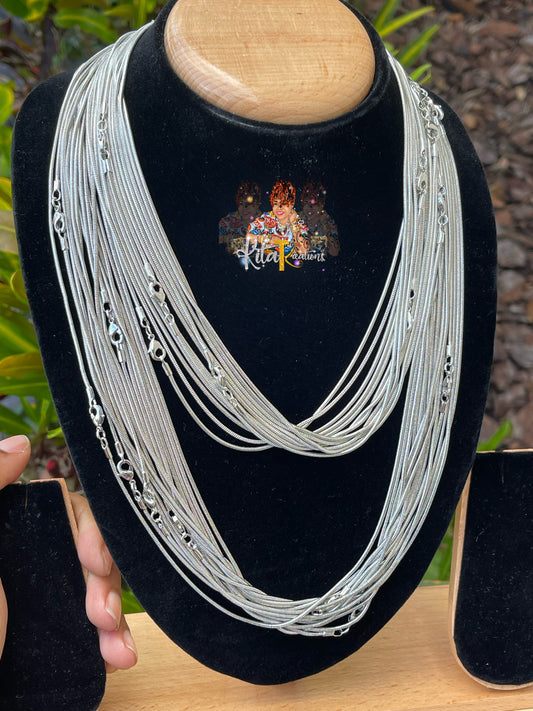 Rhodium Snake Chains… Retail & Wholesale